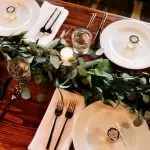 İslami Düğün Yemek Masası