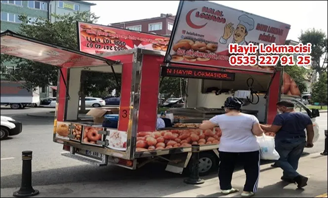Lokmacı Arabası Hayır Lokma Tatlısı